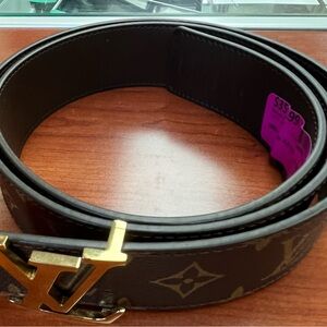 Louis Vuitton men’s Luxury Brown Designer Belt
